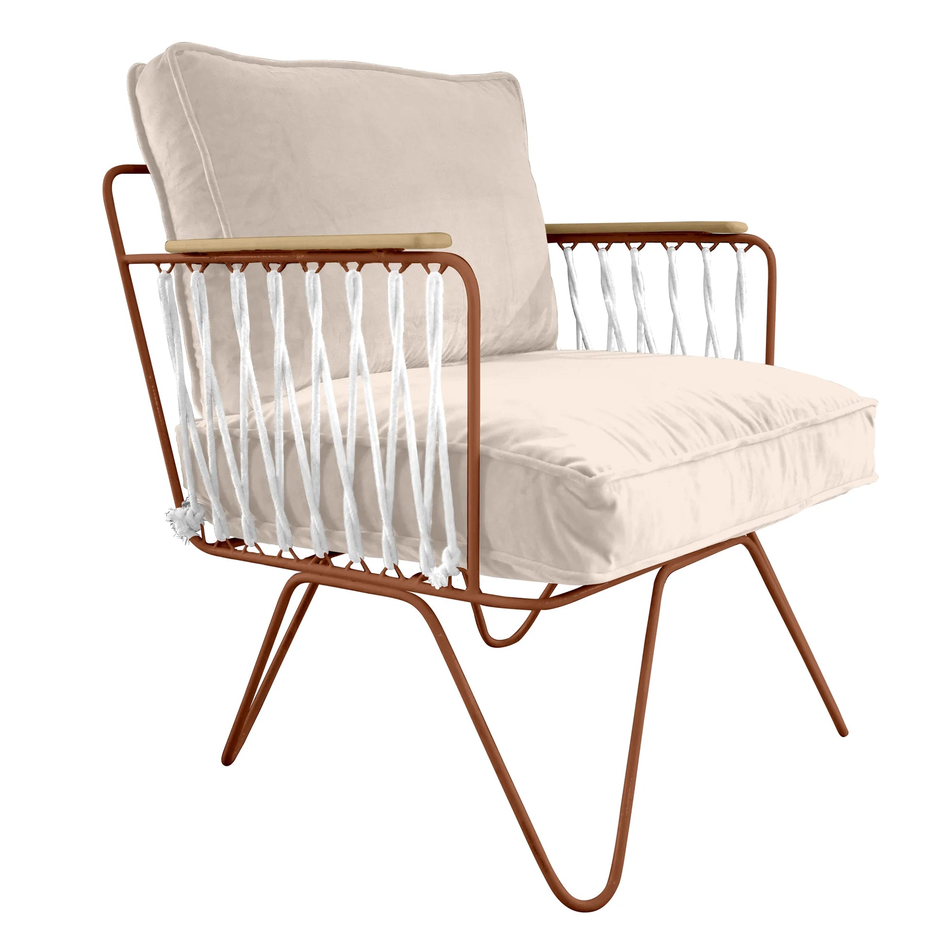 Fauteuil Croisette Velours