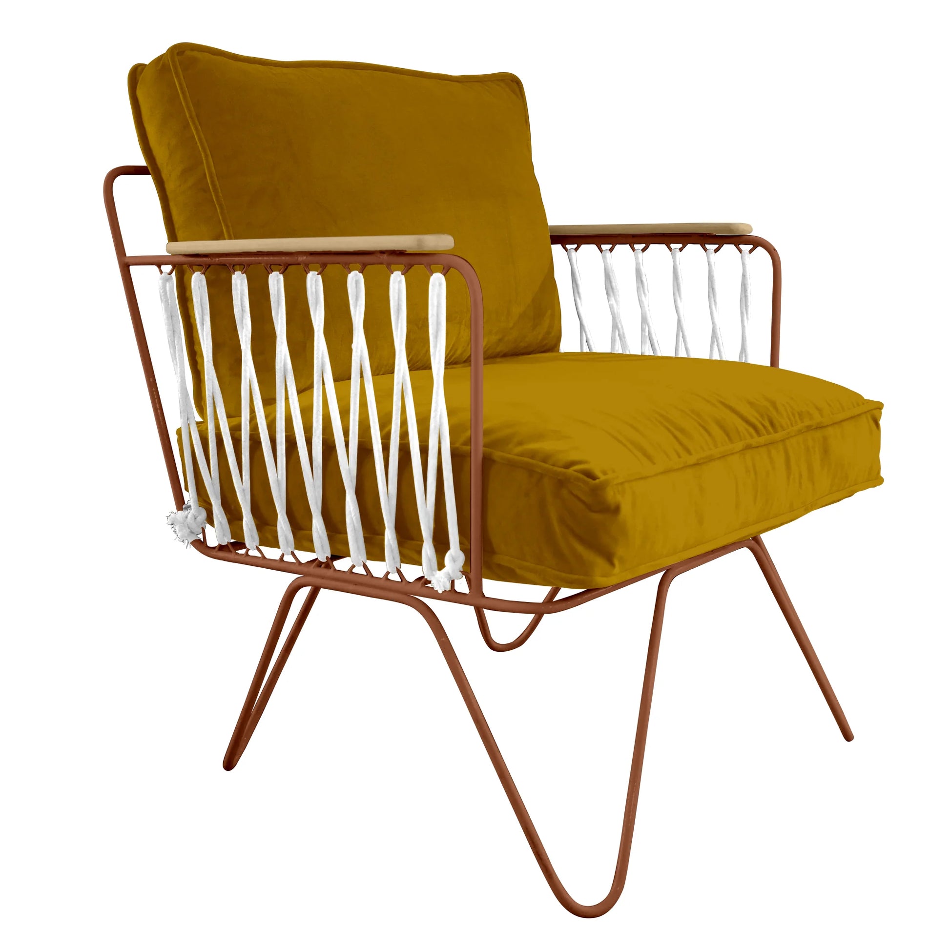 Fauteuil Croisette Velours