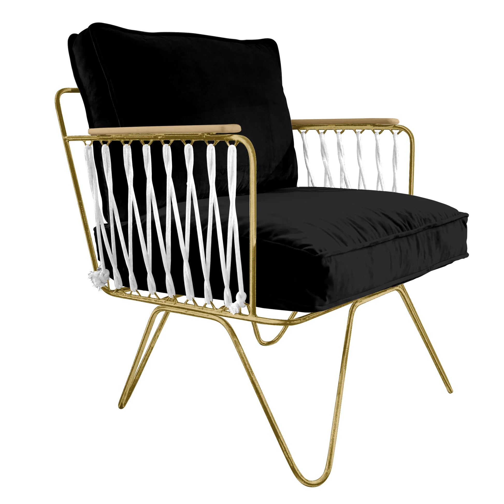 Fauteuil Croisette Velours