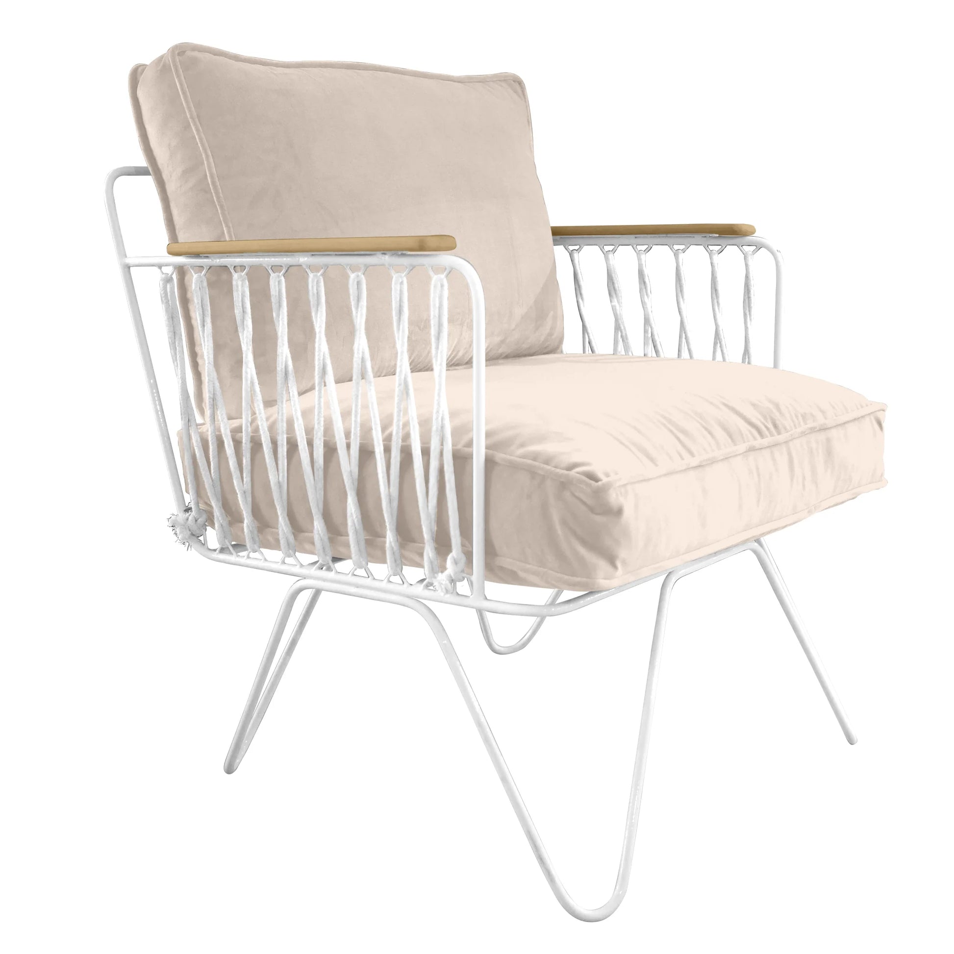 Fauteuil Croisette Velours