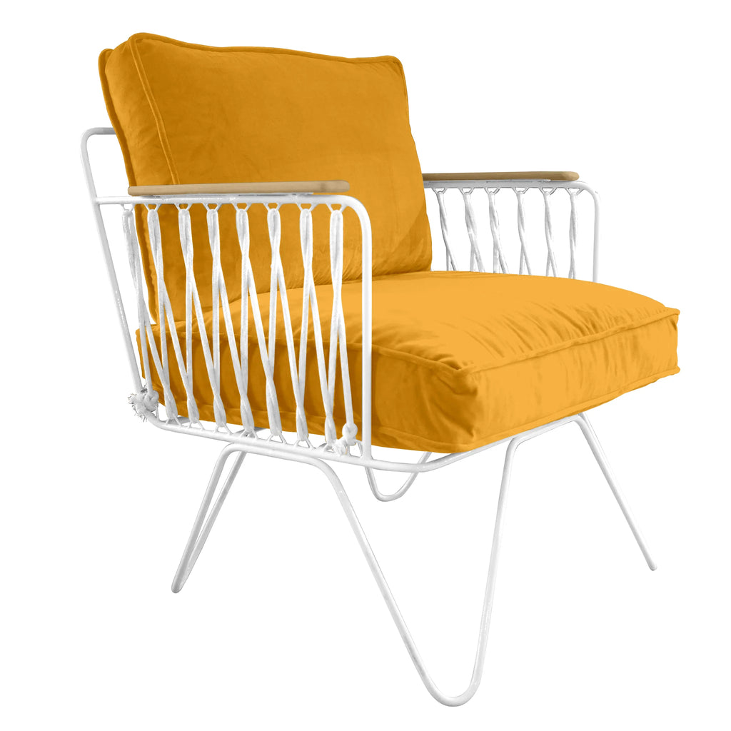 Fauteuil Croisette Velours