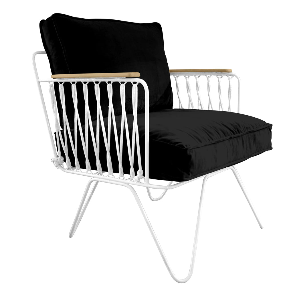 Fauteuil Croisette Velours