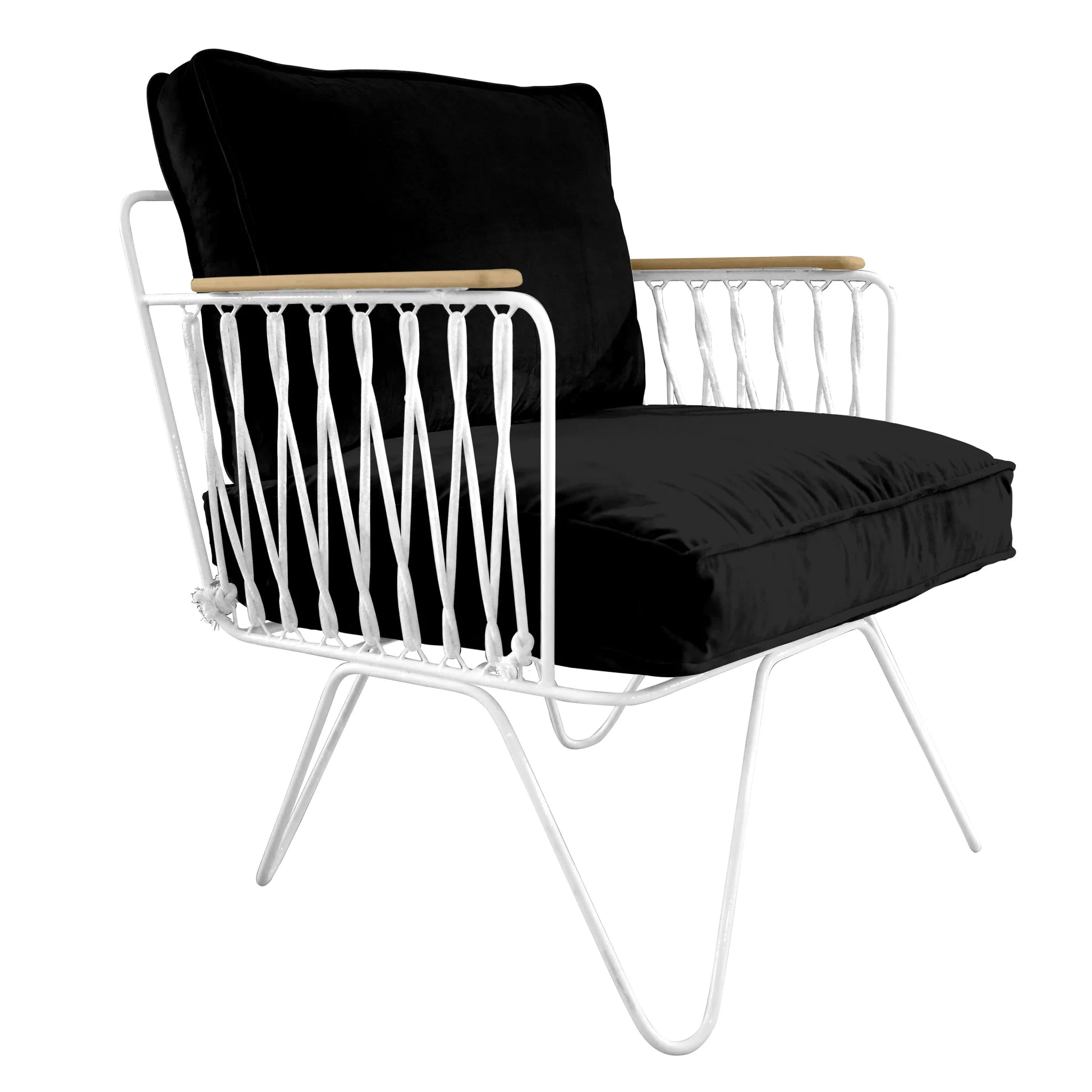 Fauteuil Croisette Velours