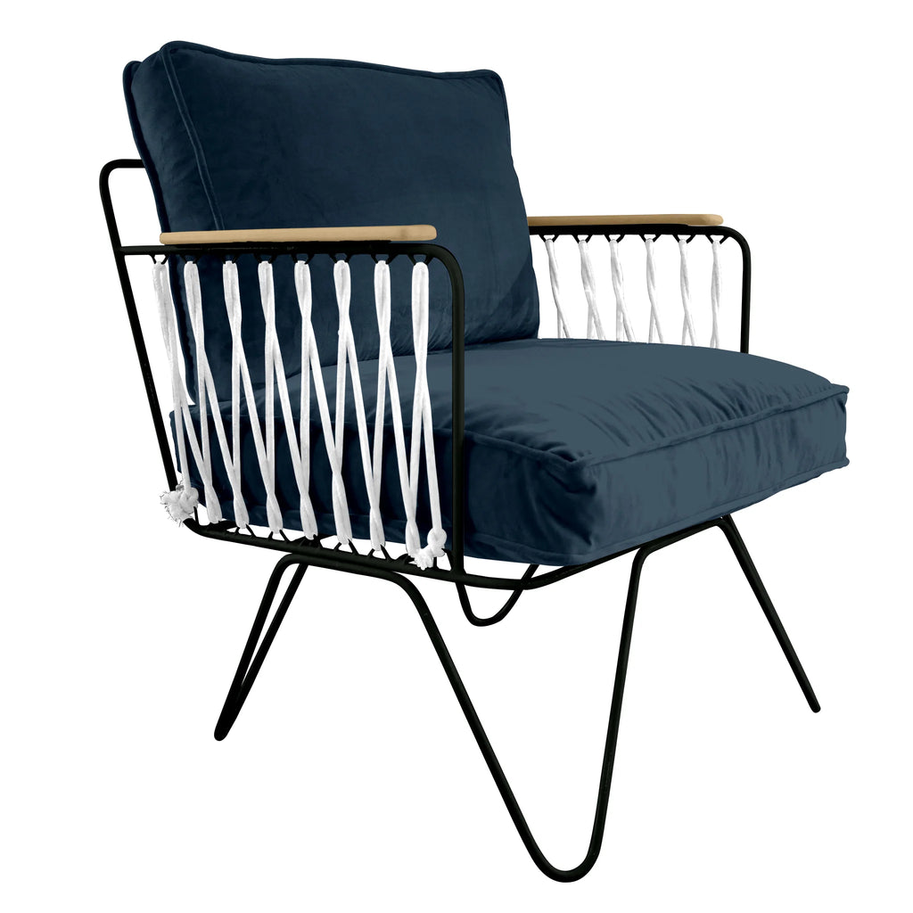 Fauteuil Croisette Velours