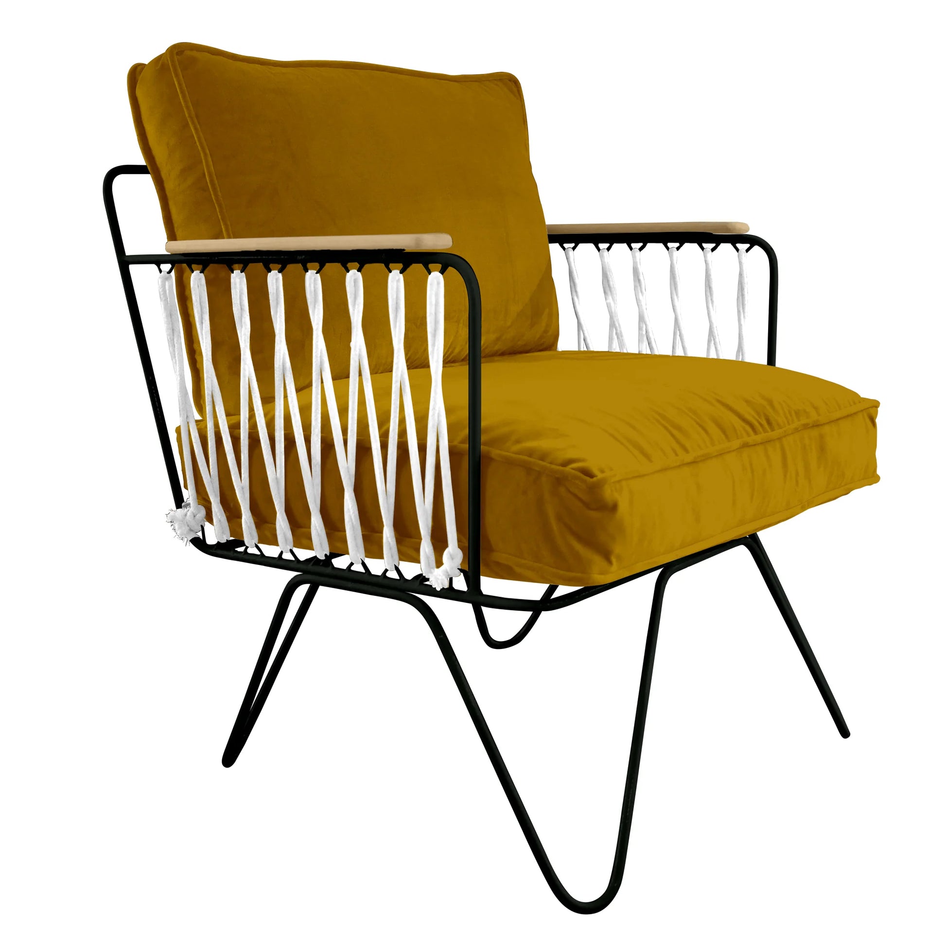 Fauteuil Croisette Velours