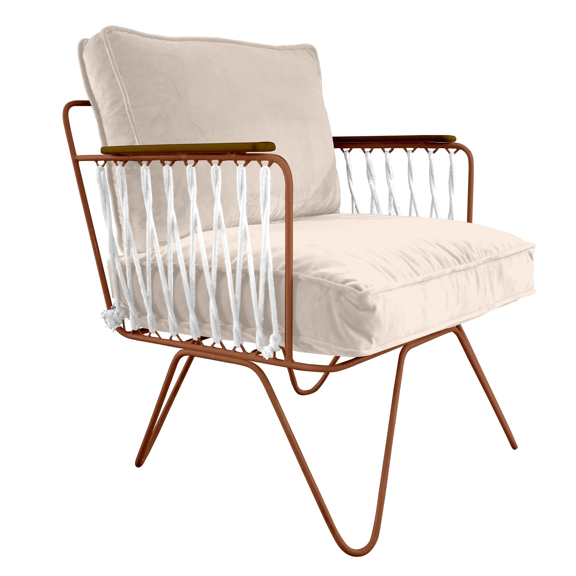 Fauteuil Croisette Velours