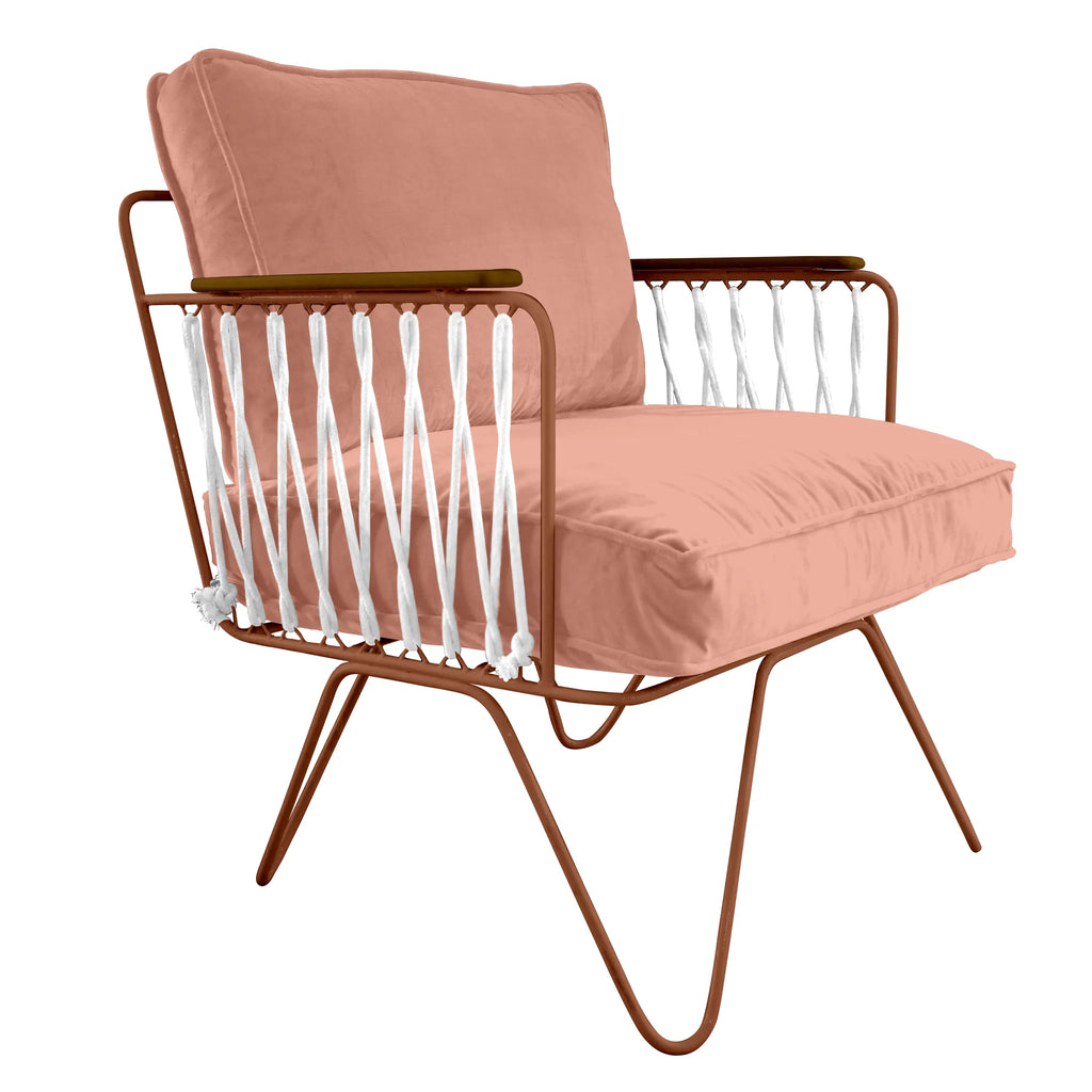 Fauteuil Croisette Velours