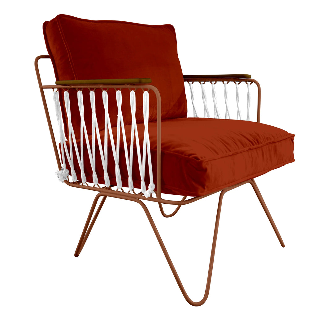 Fauteuil Croisette Velours