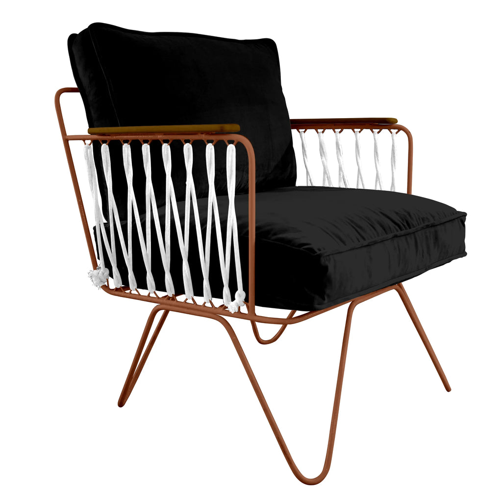 Fauteuil Croisette Velours