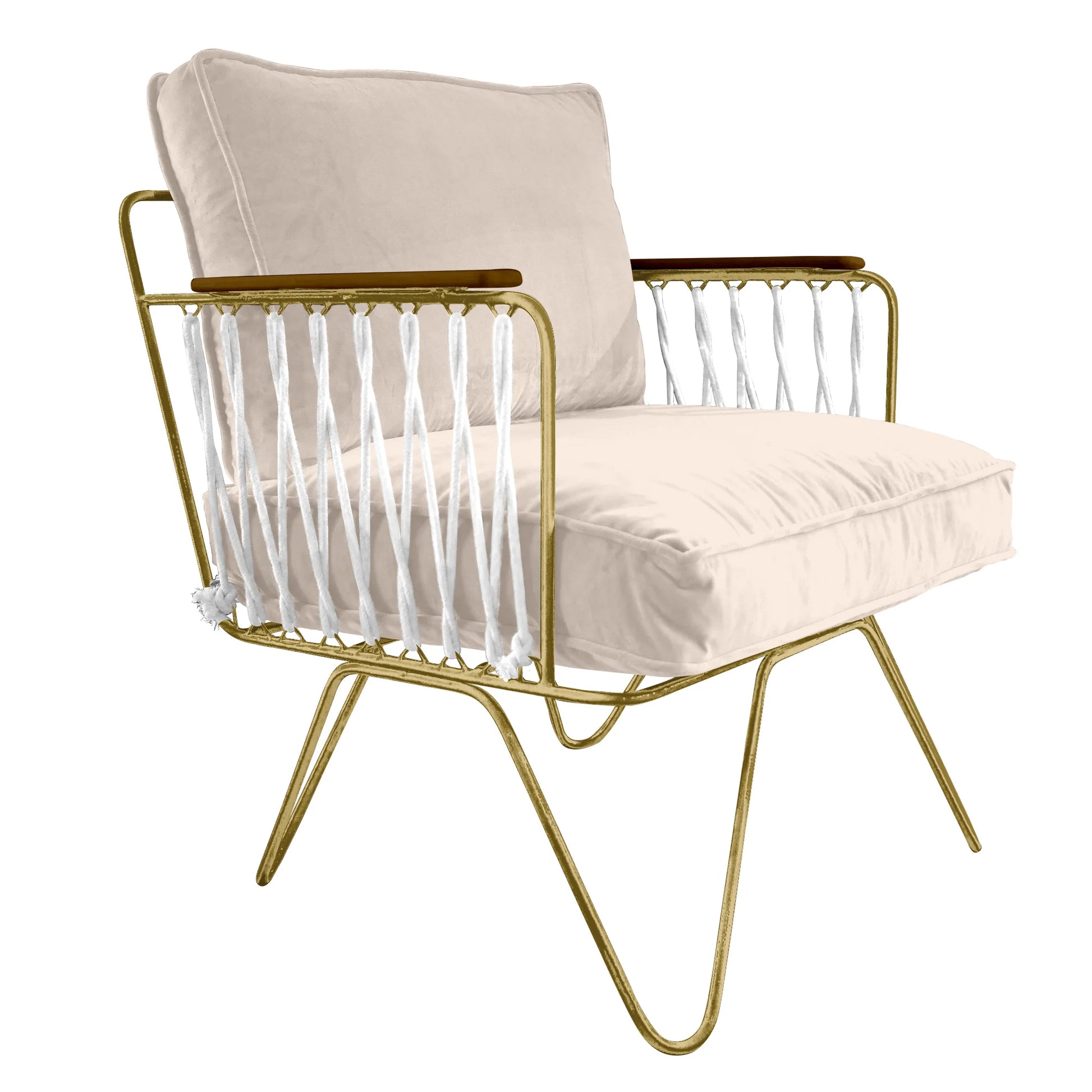 Fauteuil Croisette Velours