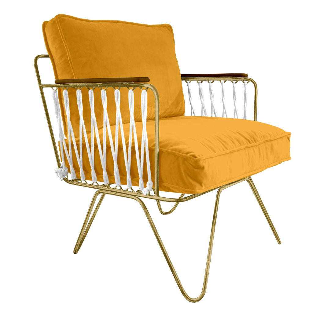 Fauteuil Croisette Velours