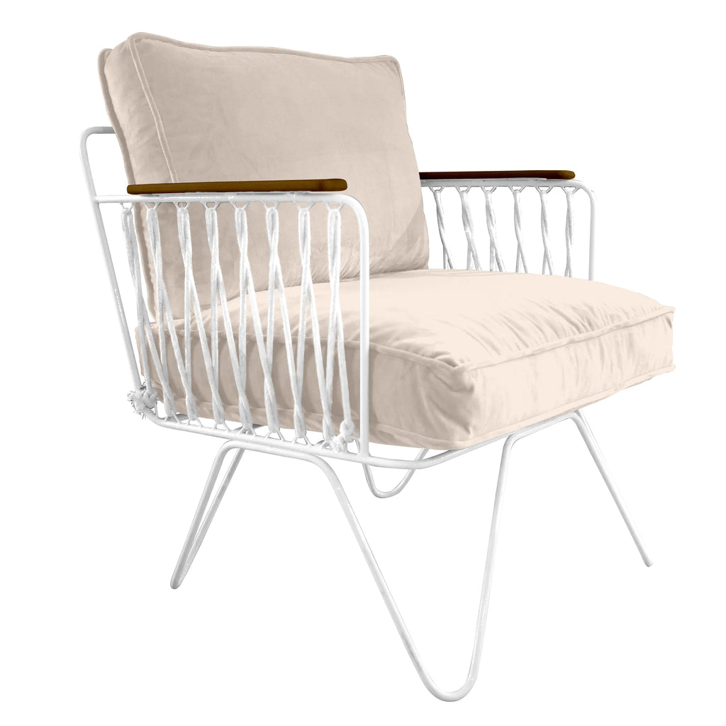 Fauteuil Croisette Velours