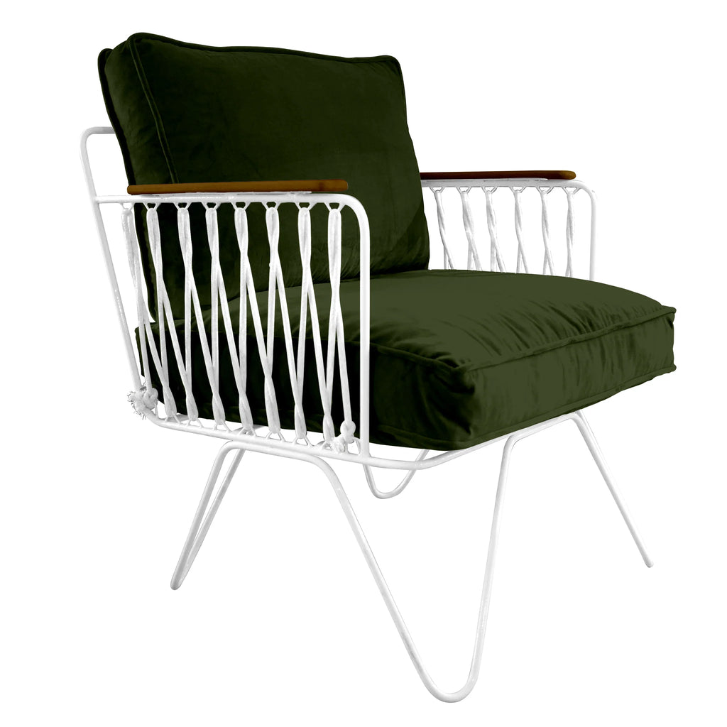 Fauteuil Croisette Velours