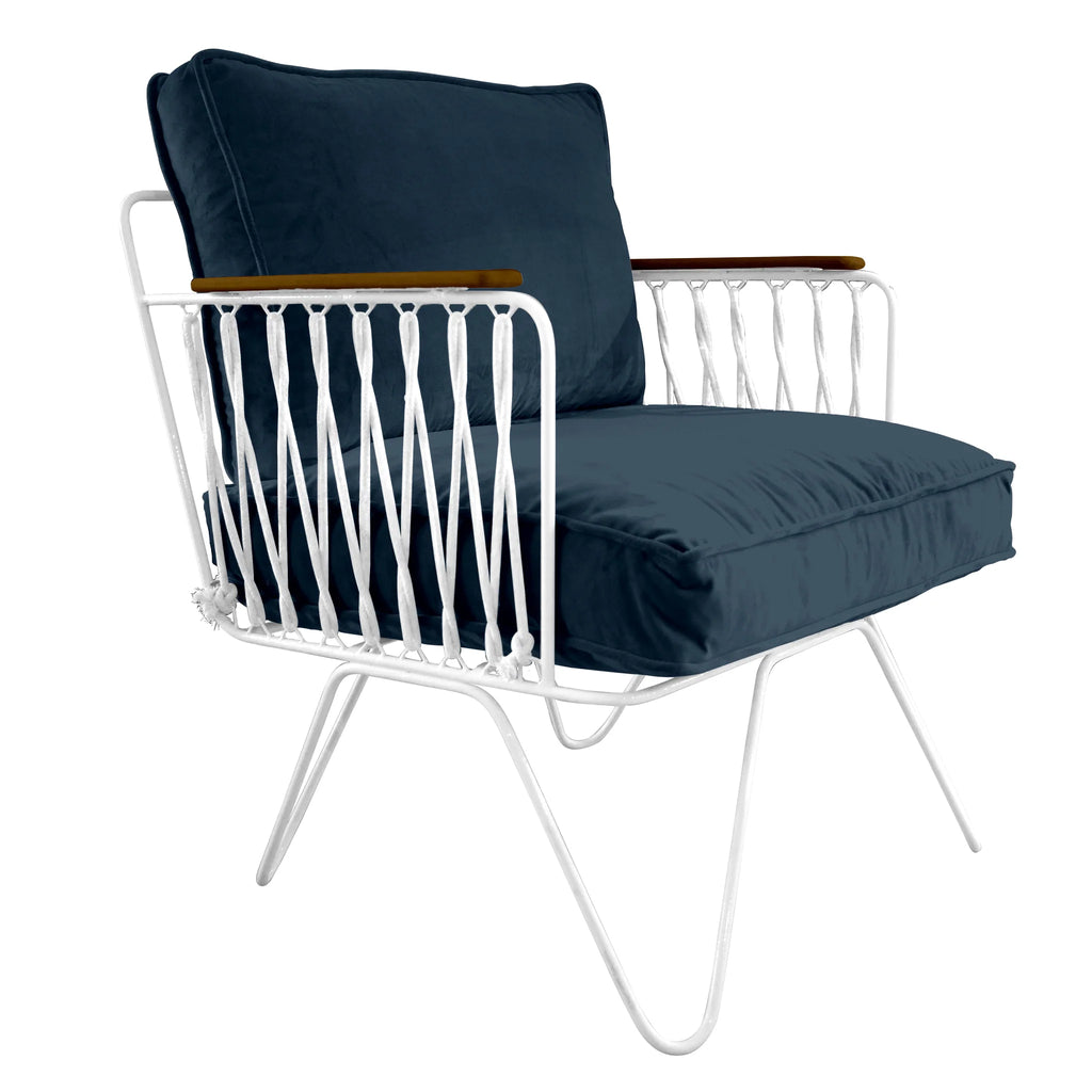 Fauteuil Croisette Velours