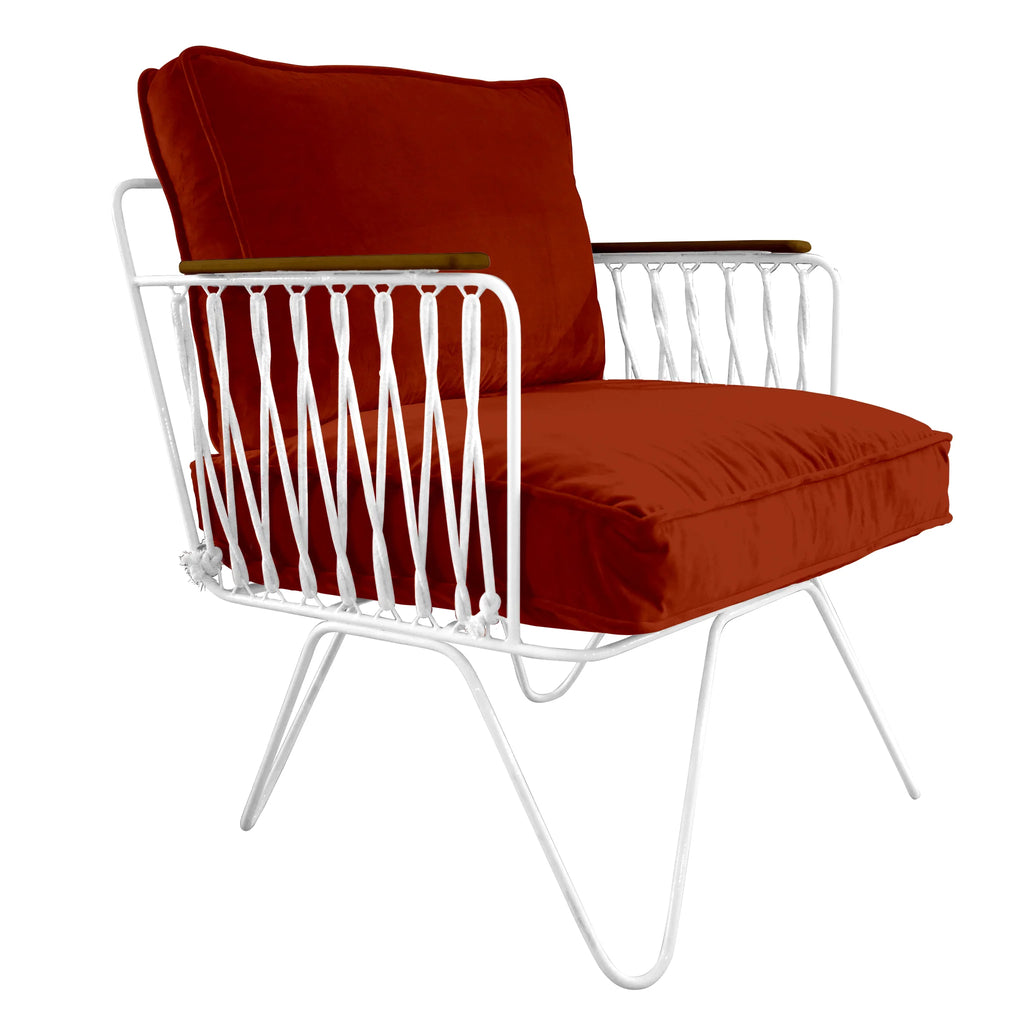 Fauteuil Croisette Velours