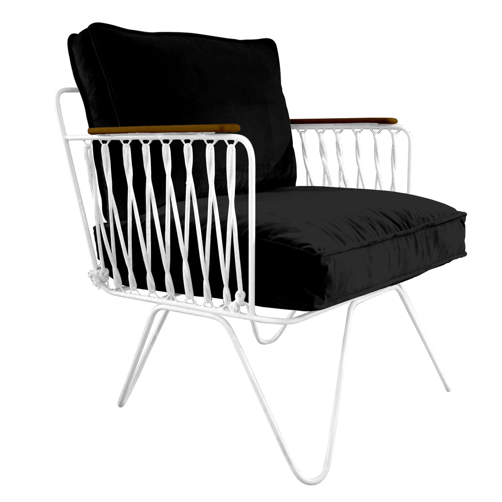 Fauteuil Croisette Velours