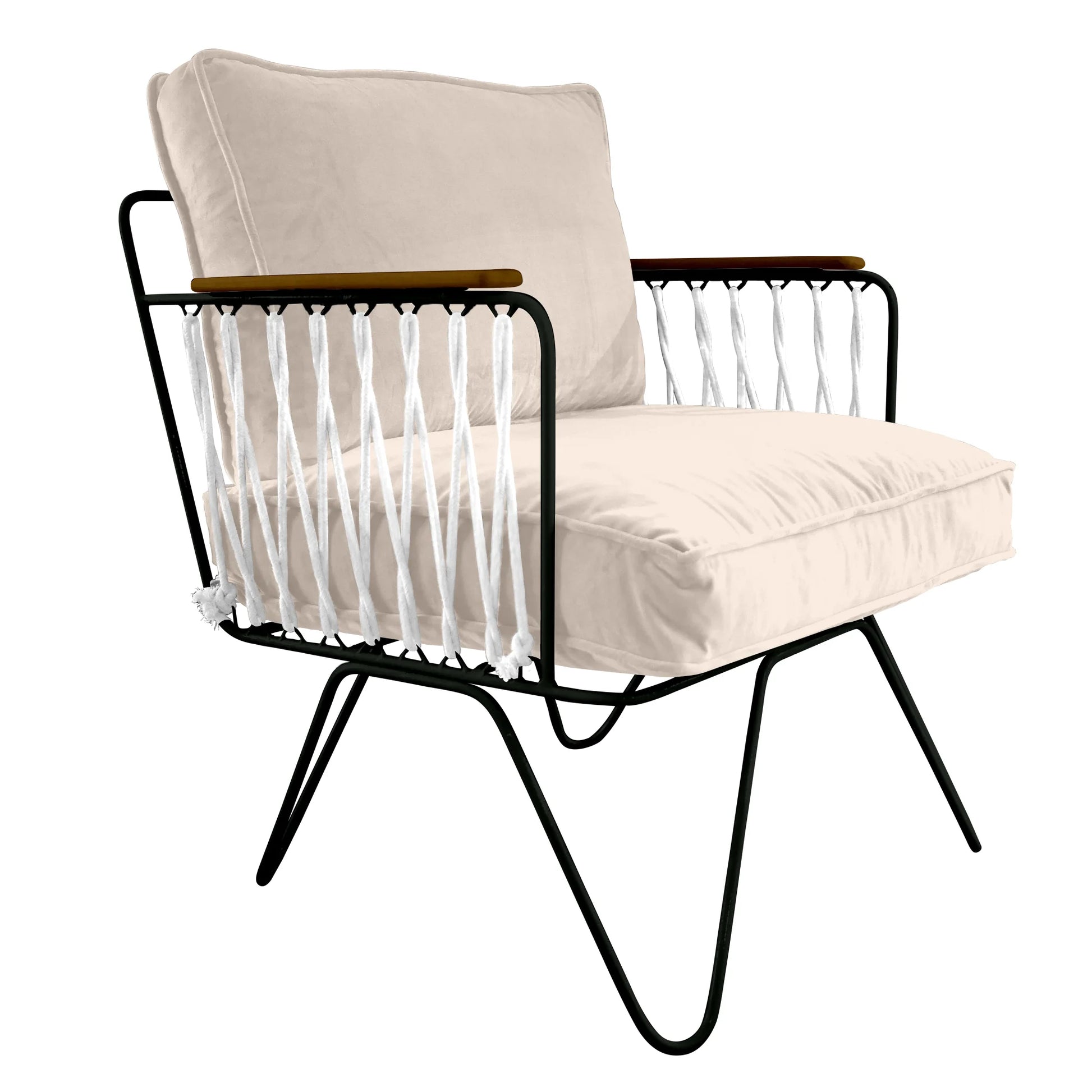 Fauteuil Croisette Velours