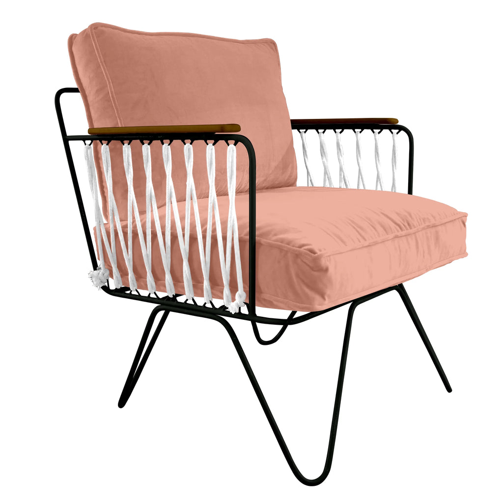 Fauteuil Croisette Velours