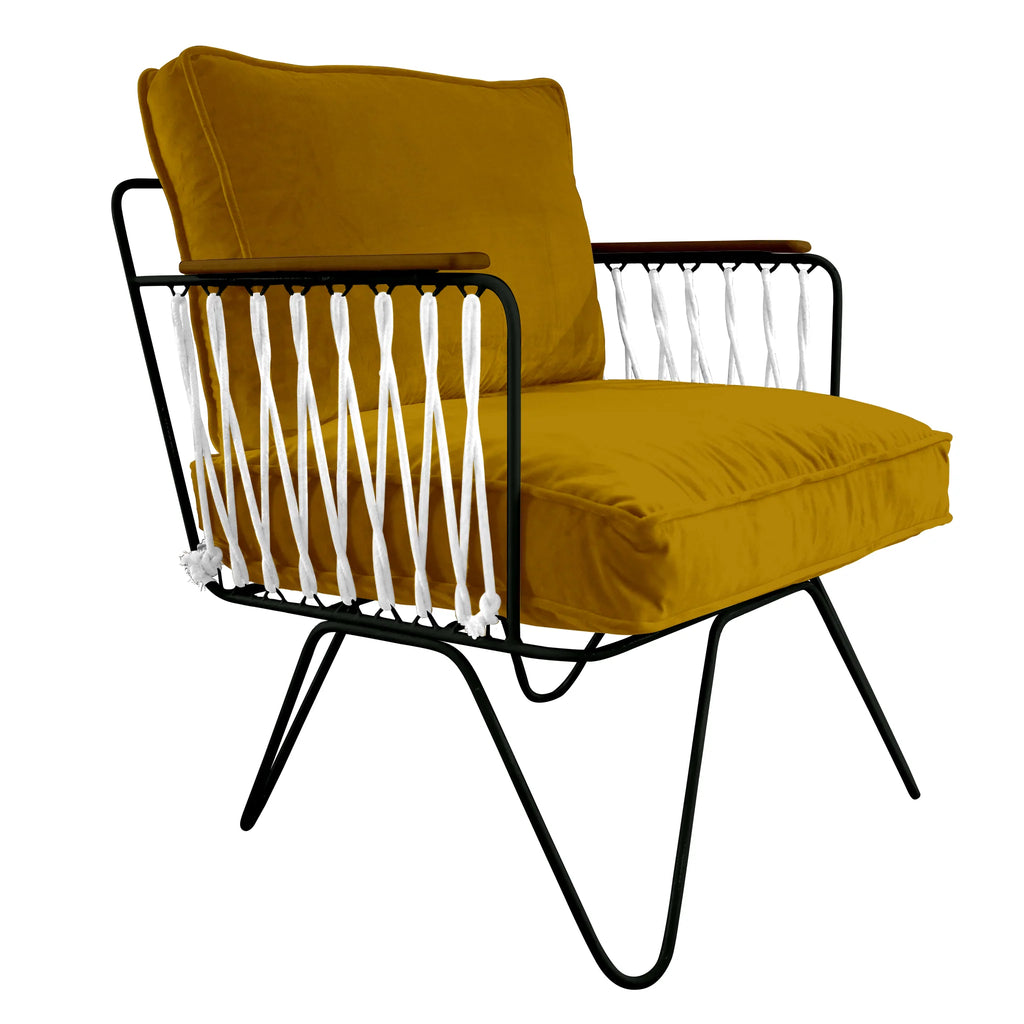 Fauteuil Croisette Velours