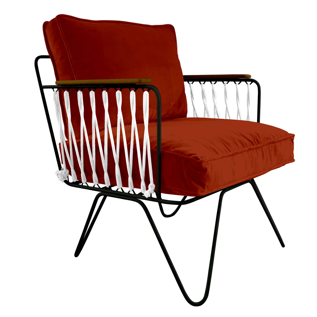 Fauteuil Croisette Velours