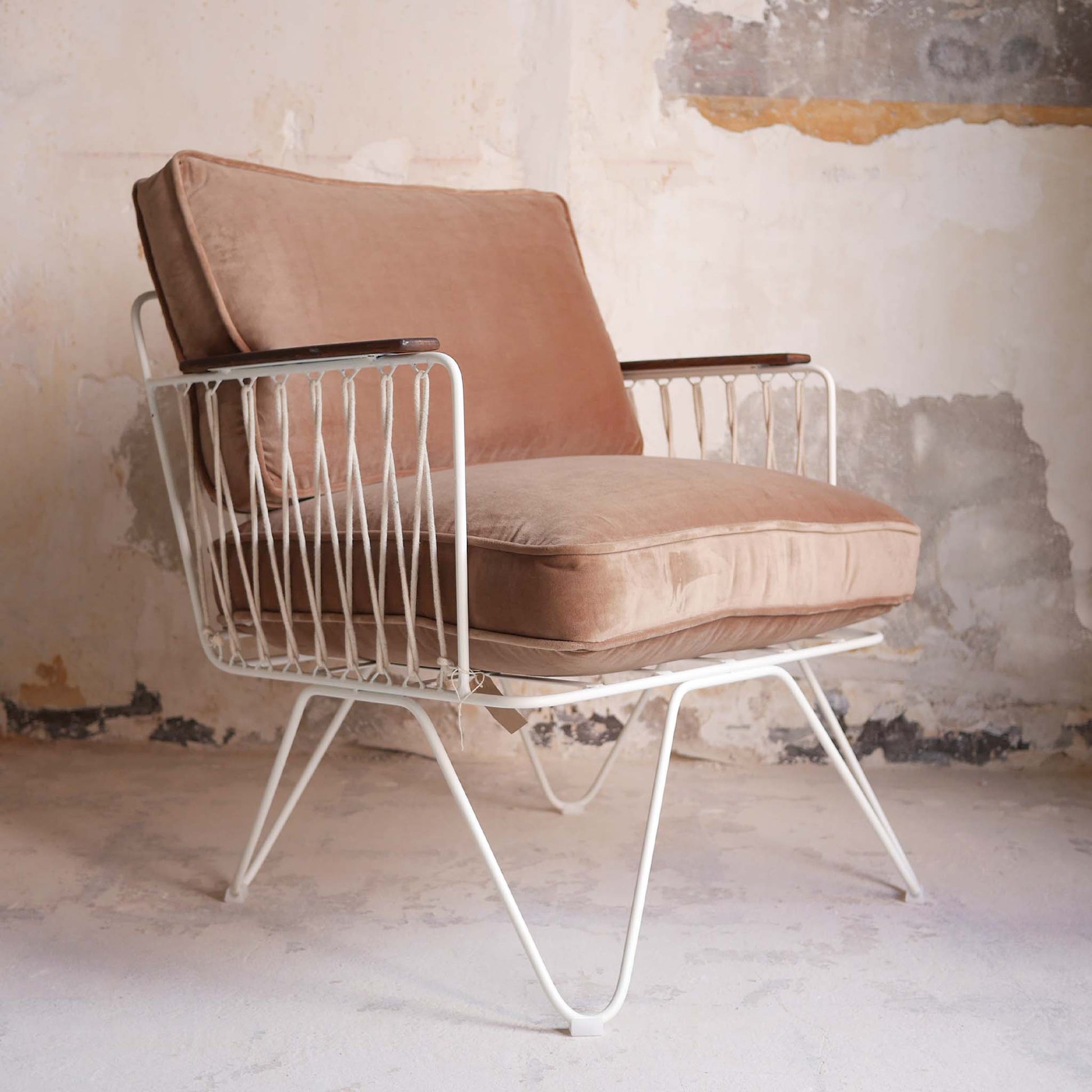 Fauteuil Croisette Velours