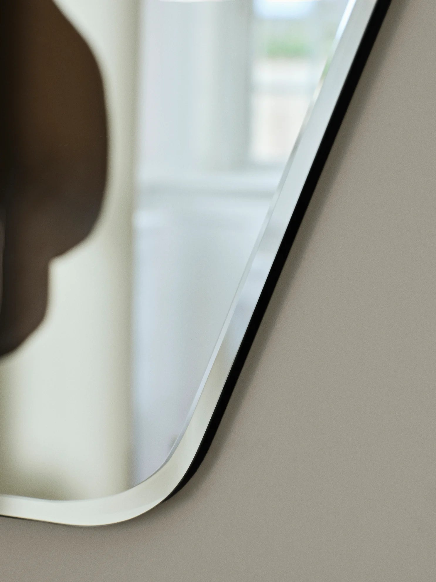 miroir géométrique biseauté au bords