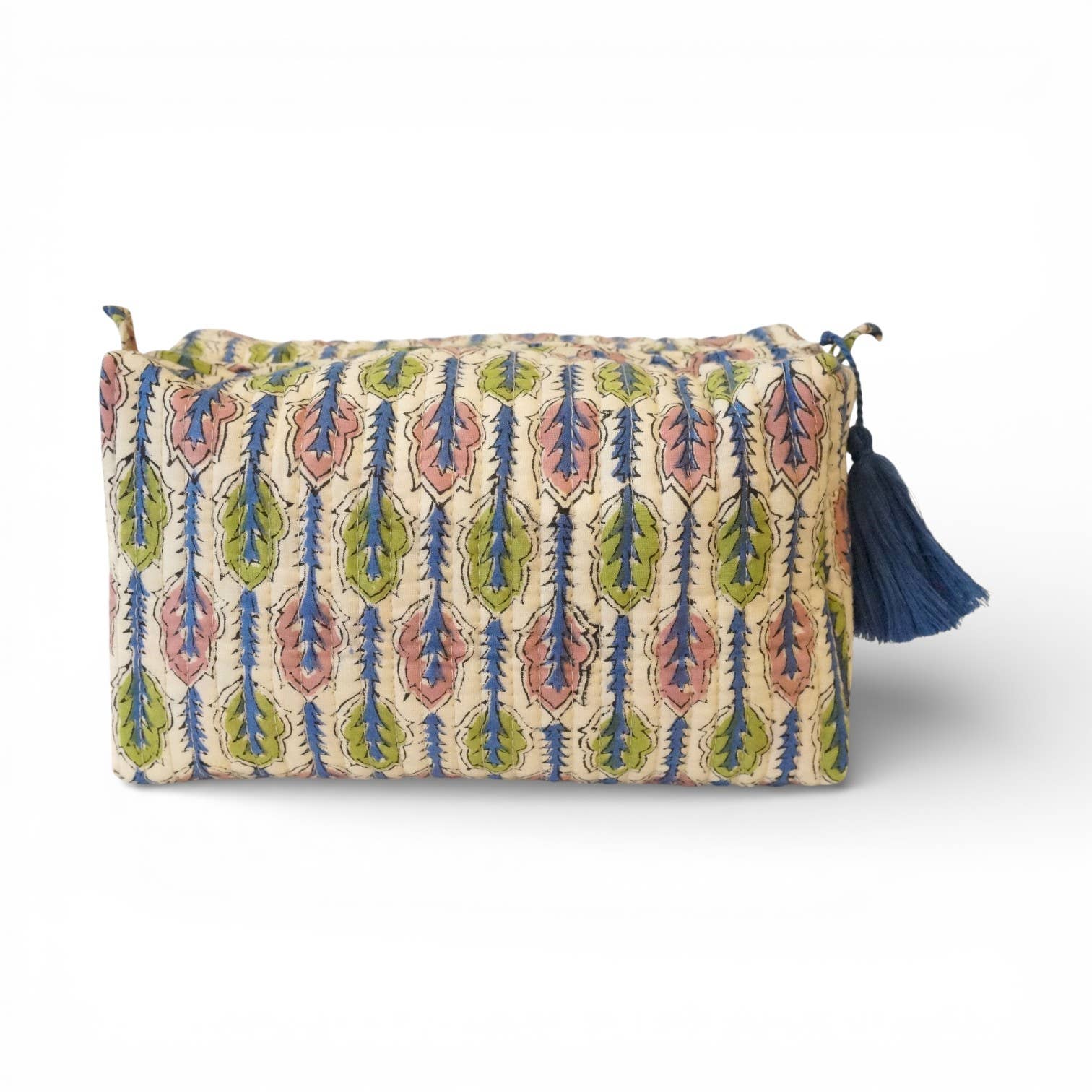 Trousse de toilette en coton imprimé N°120