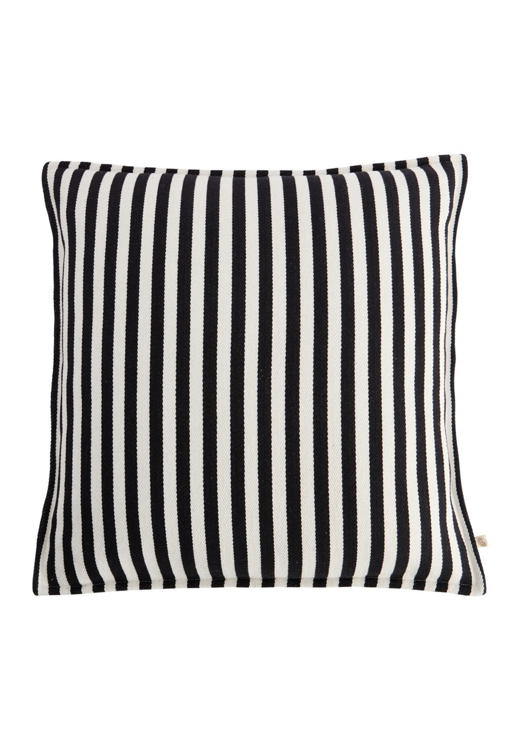 Housse de coussin - rayures noires