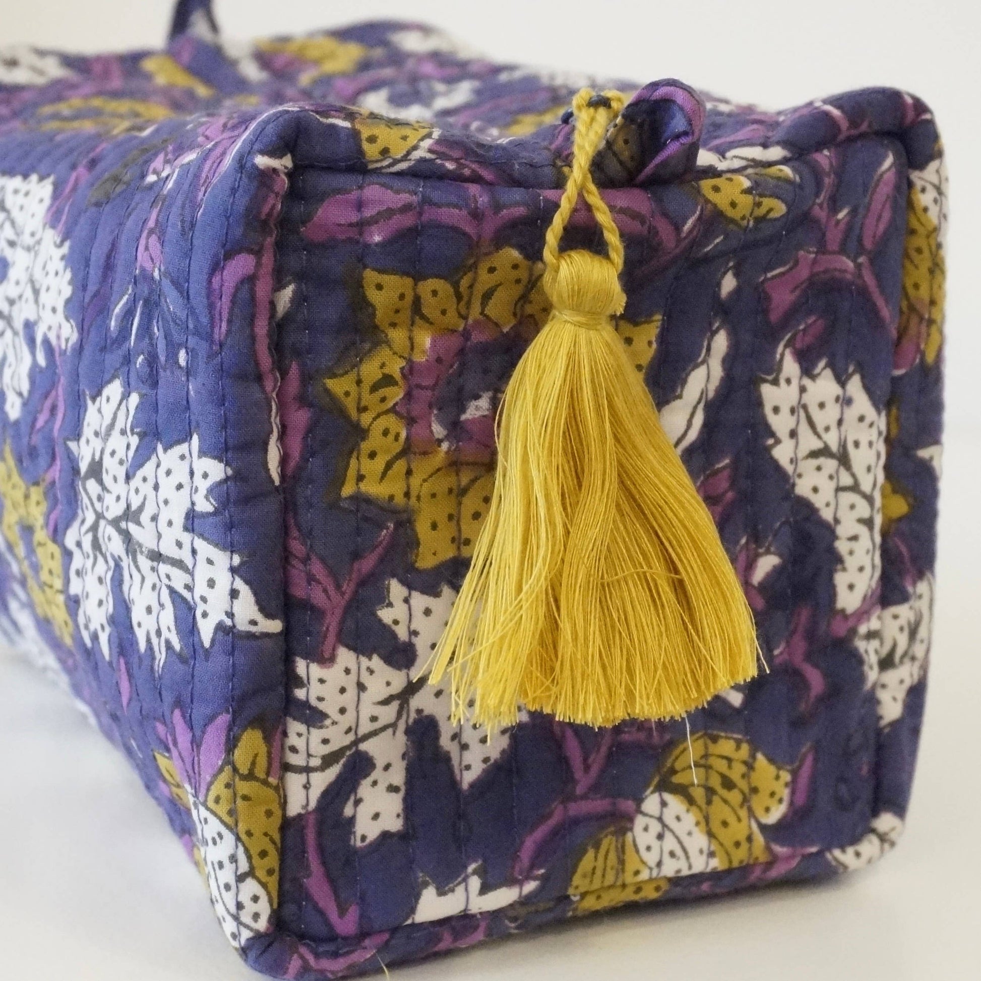 Trousse de toilette en coton imprimé N°96