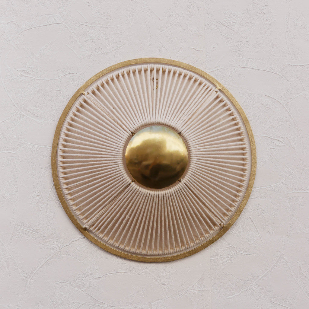 Applique Rond raphia