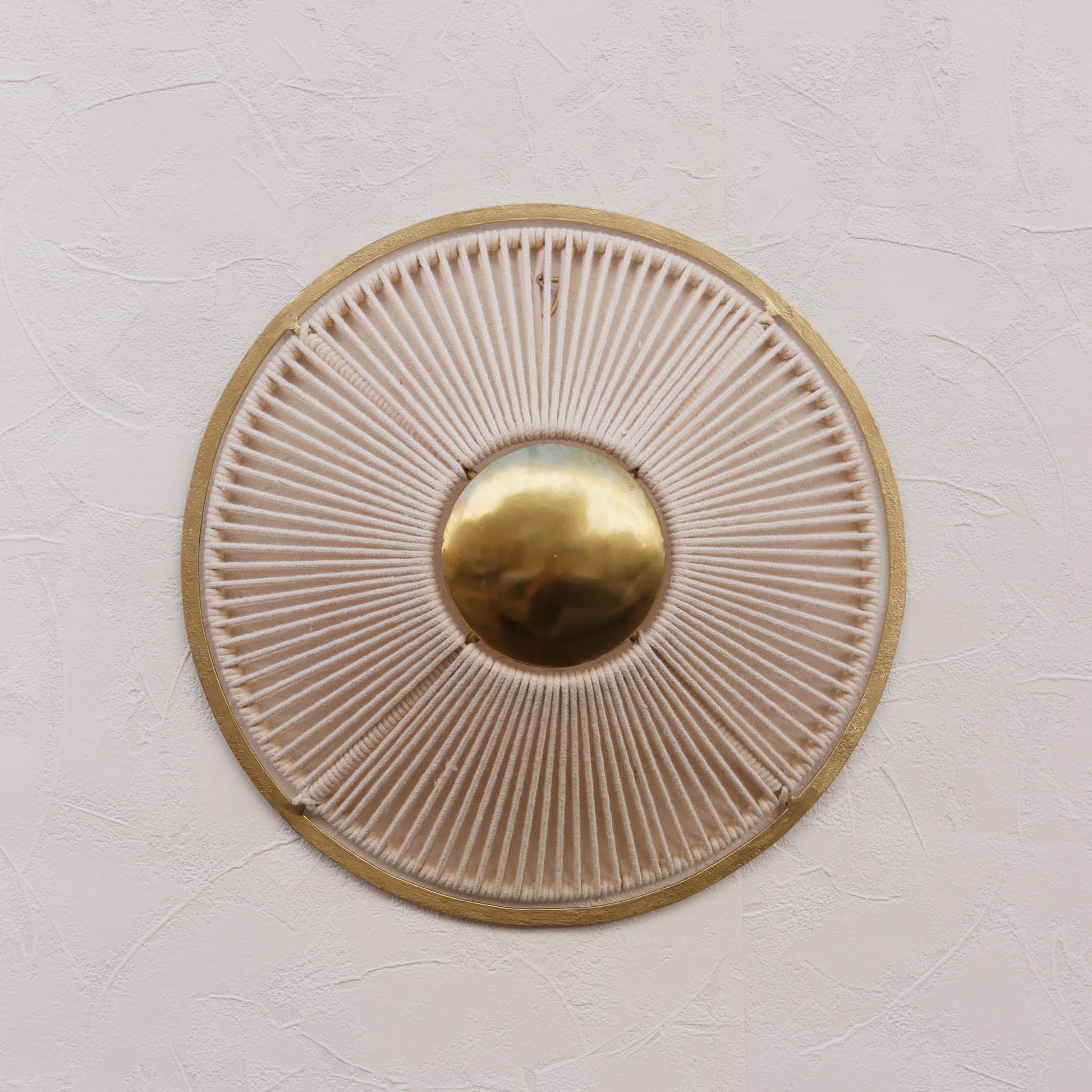 Applique Rond raphia