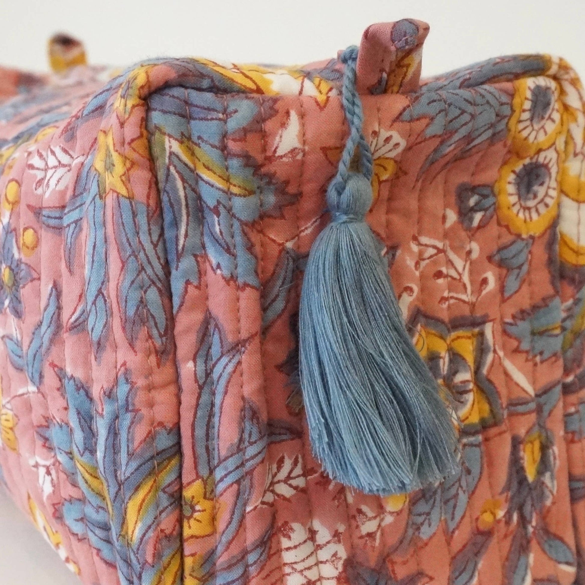 Trousse de toilette en coton imprimé N°108