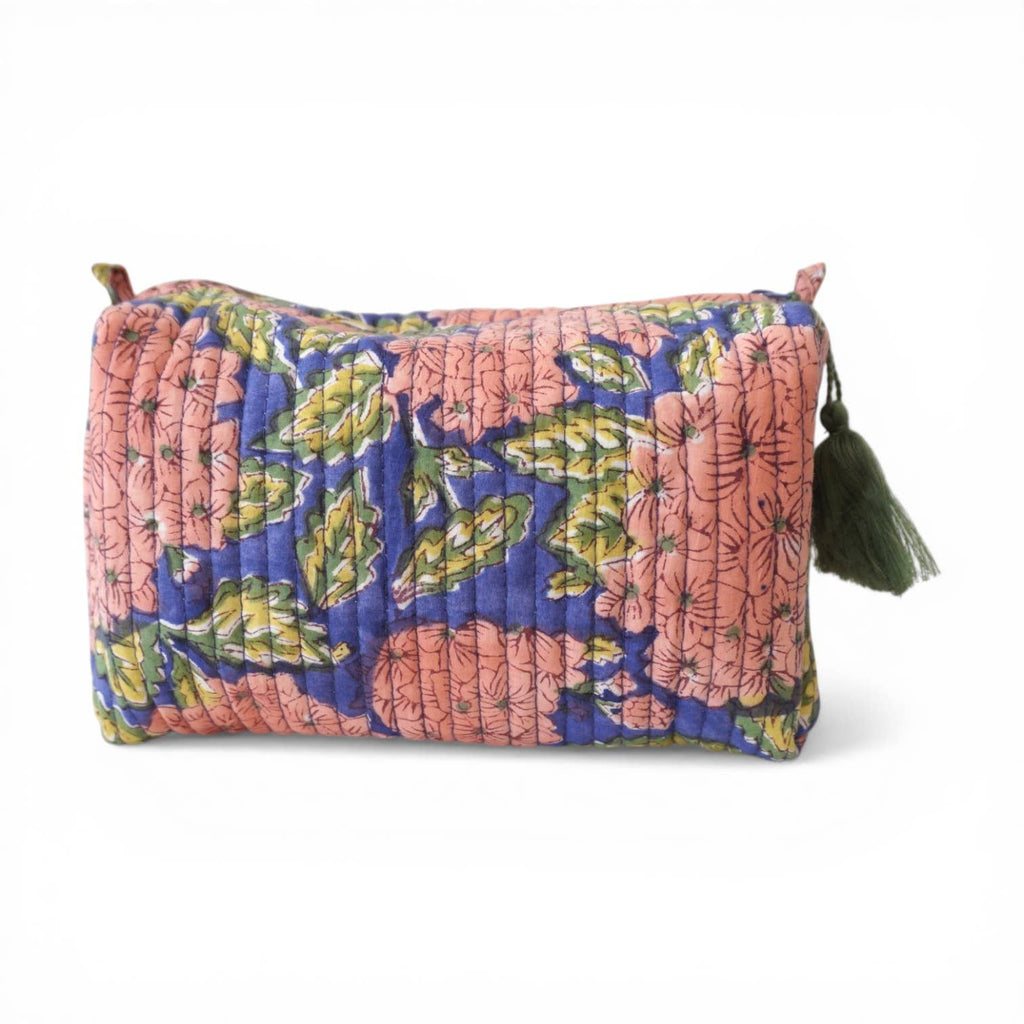 Trousse de toilette en coton imprimé N°127