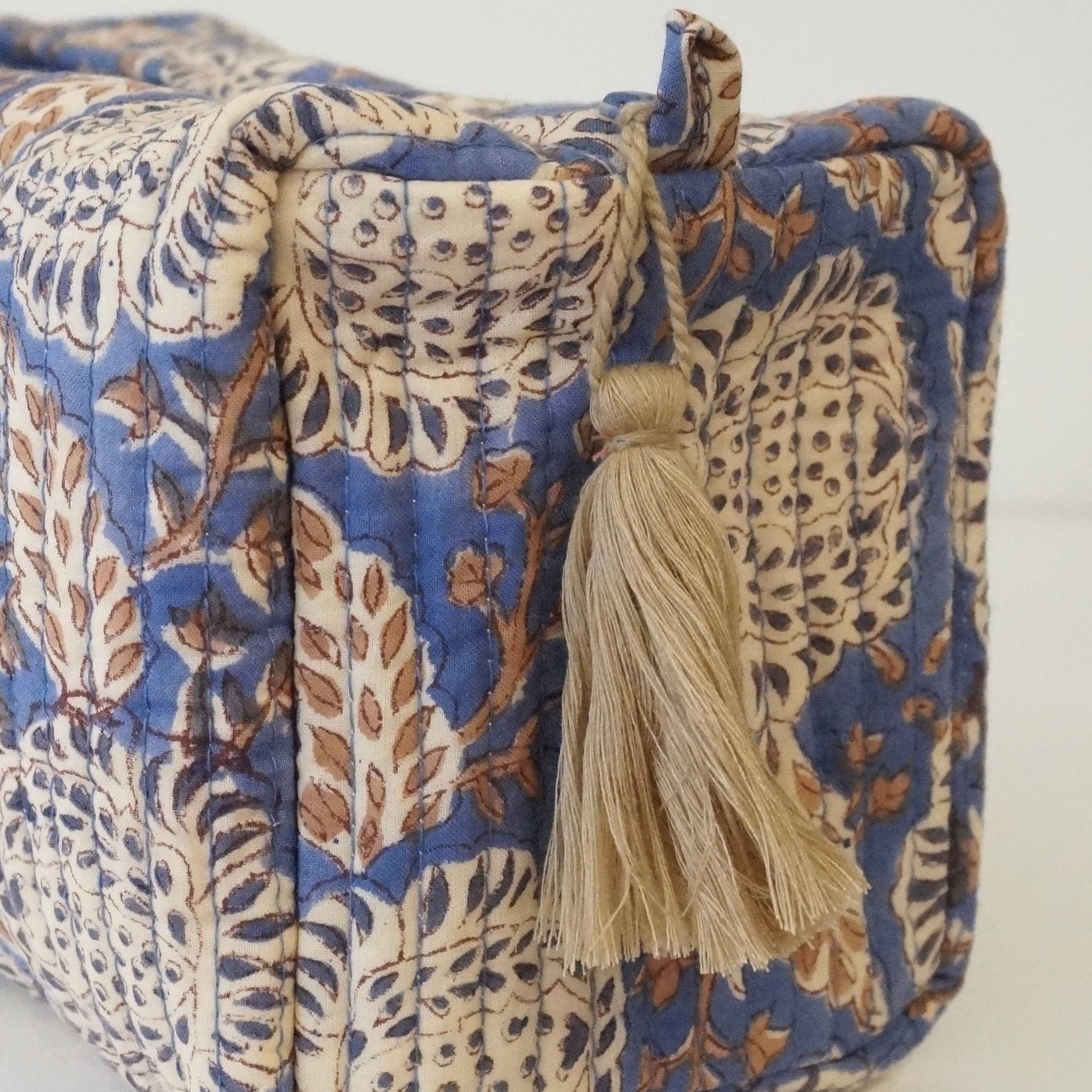 Trousse de toilette en coton imprimé N°123