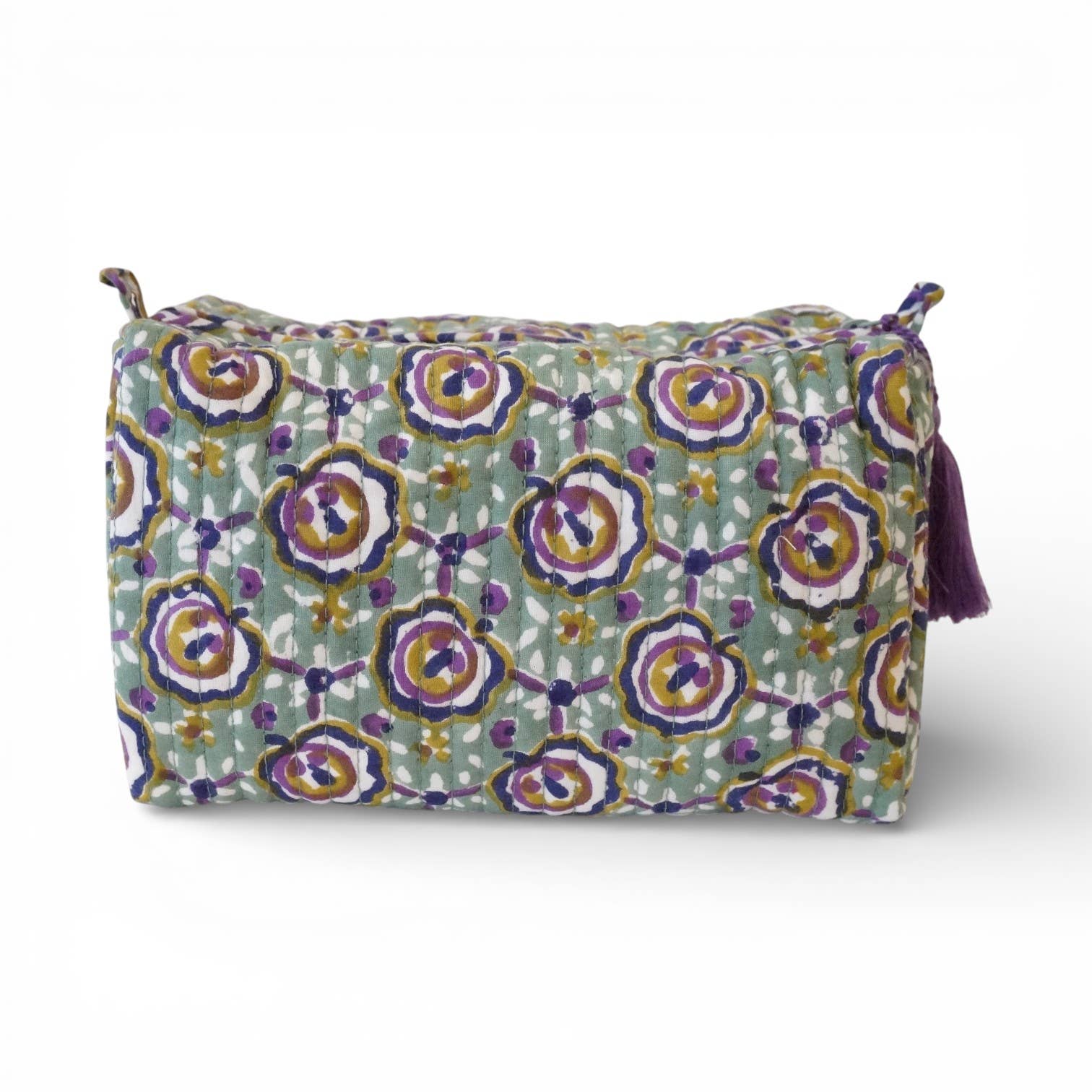 Trousse de toilette en coton imprimé N°109