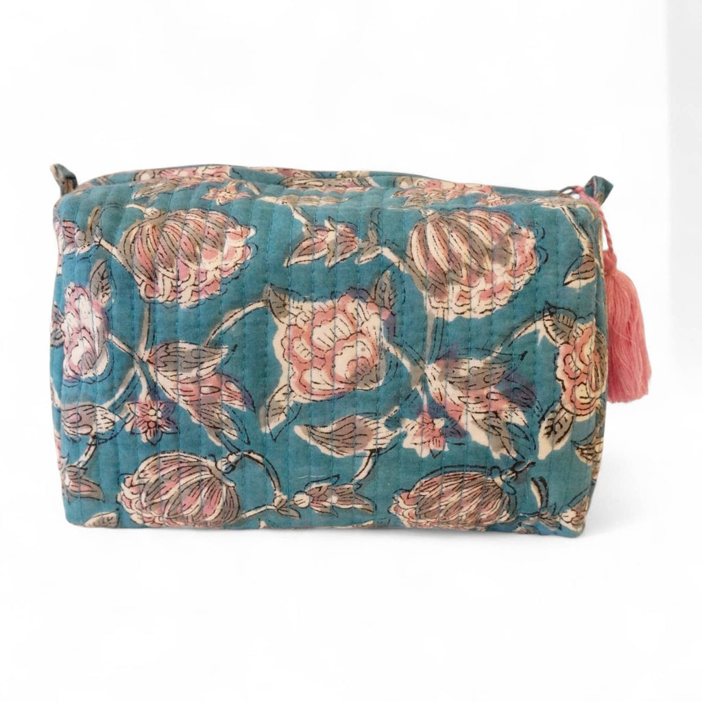 Trousse de toilette en coton imprimé N°92