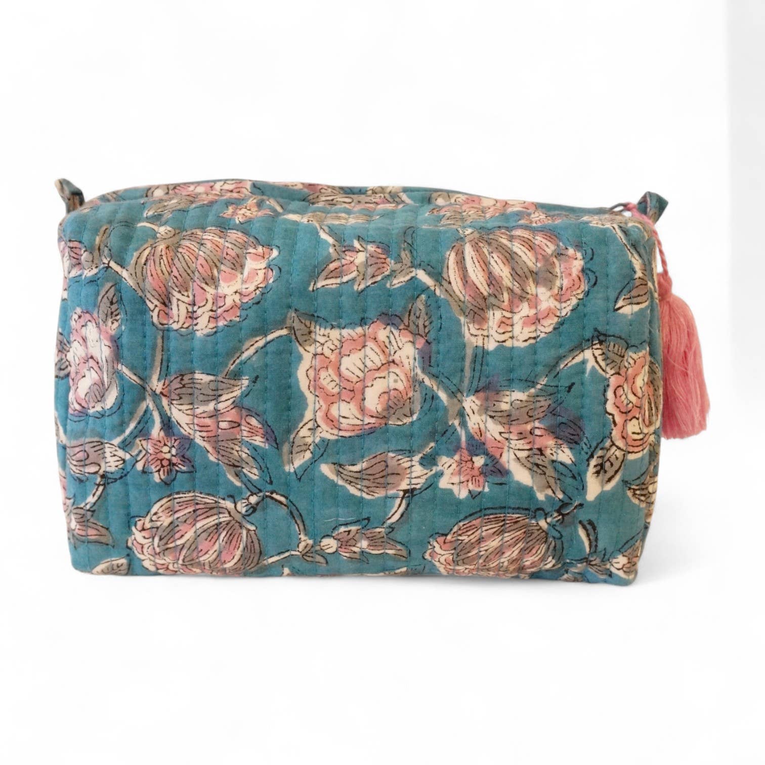 Trousse de toilette en coton imprimé N°92
