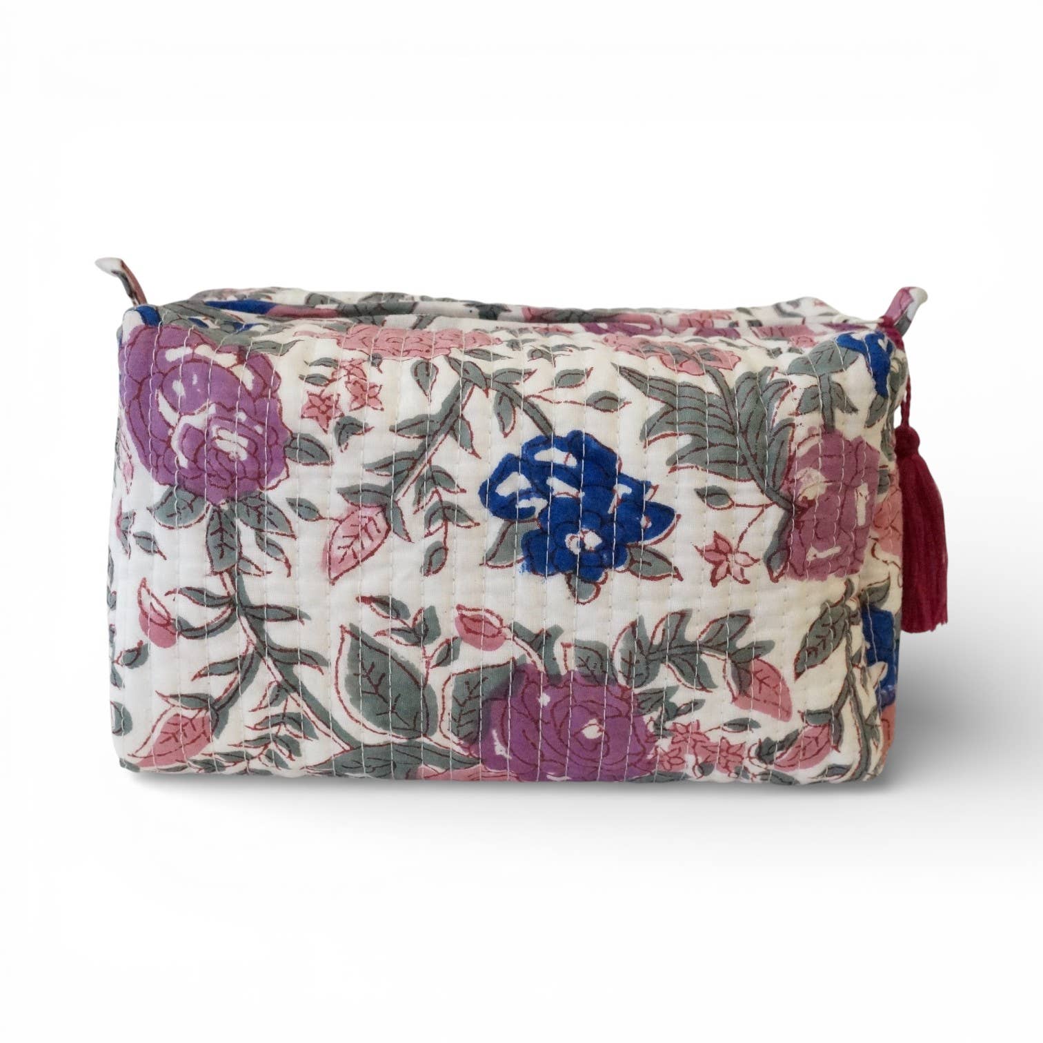 Trousse de toilette en coton imprimé N°111