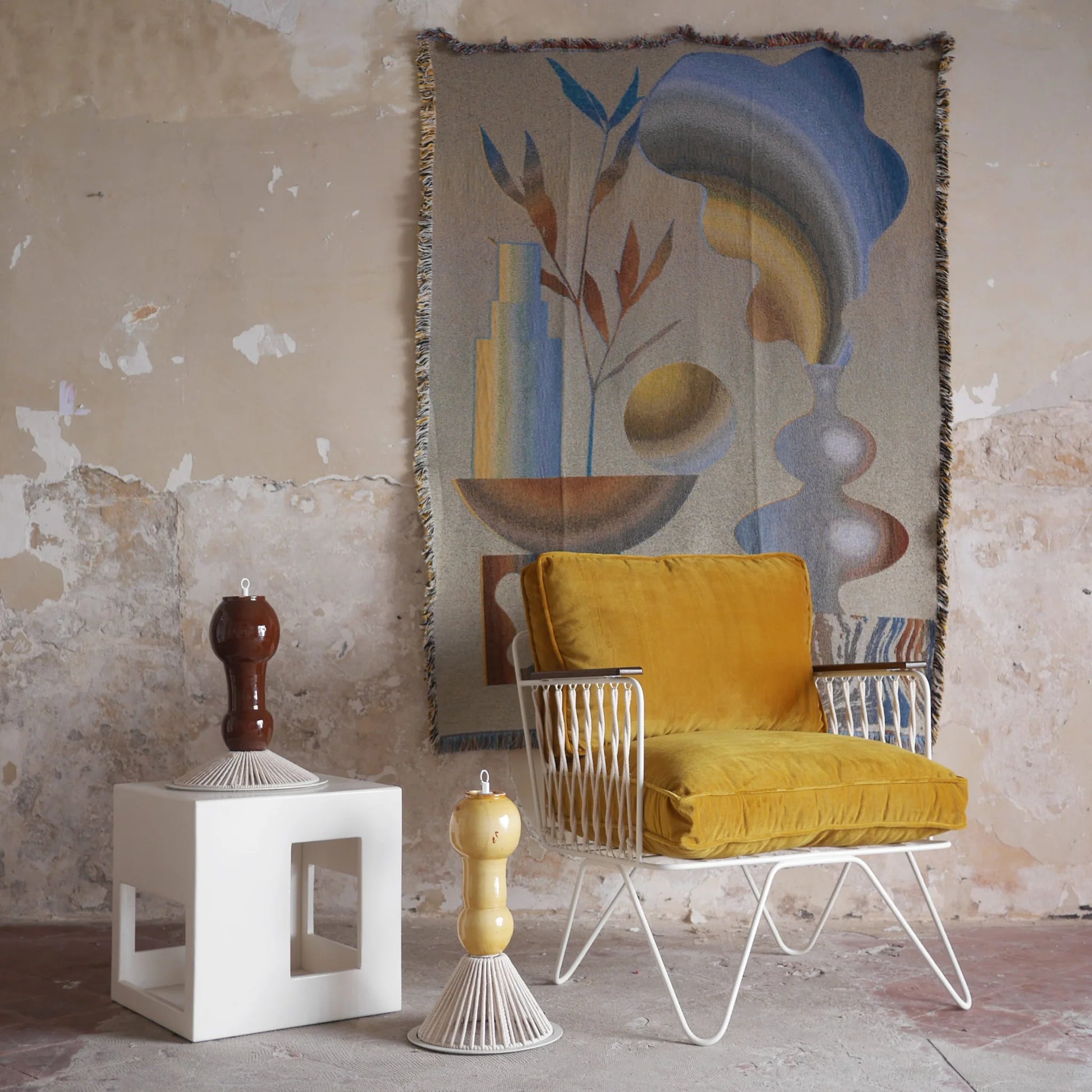 Fauteuil Croisette Velours