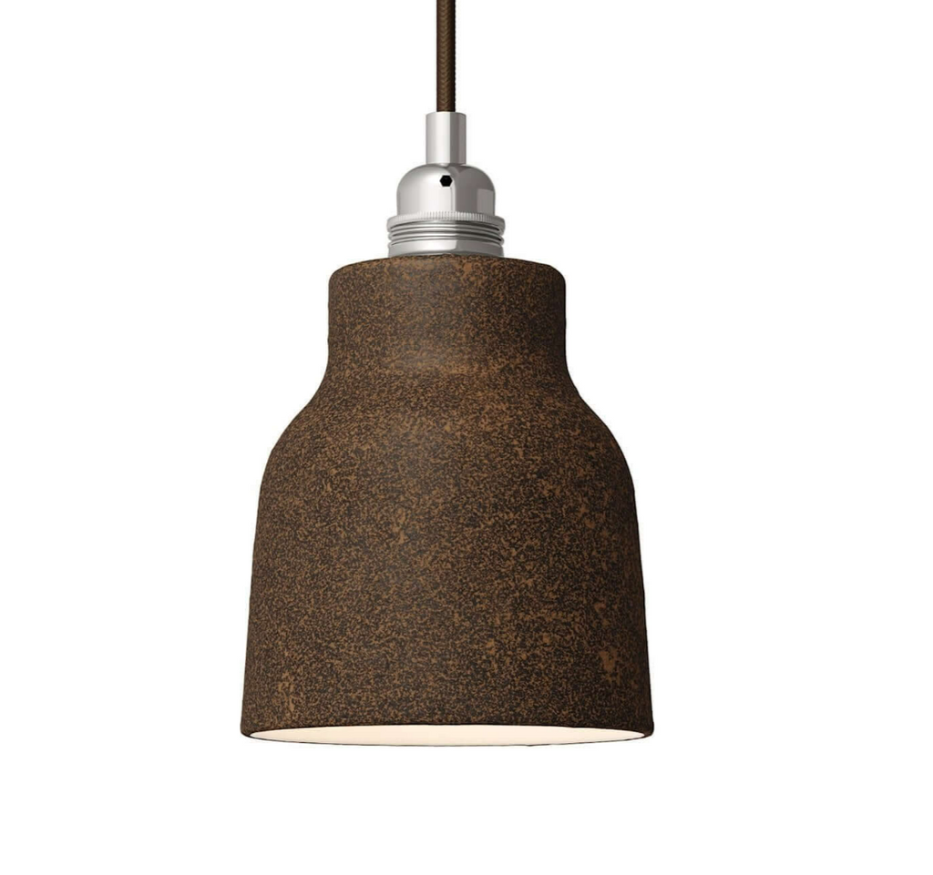 Abat jour Vaso Materia effet corten