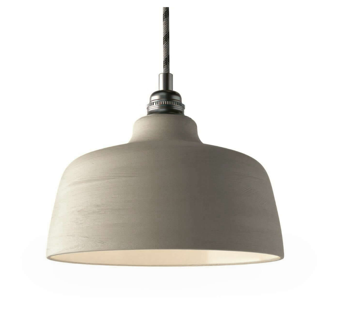 Abat jour coupe materia taupe