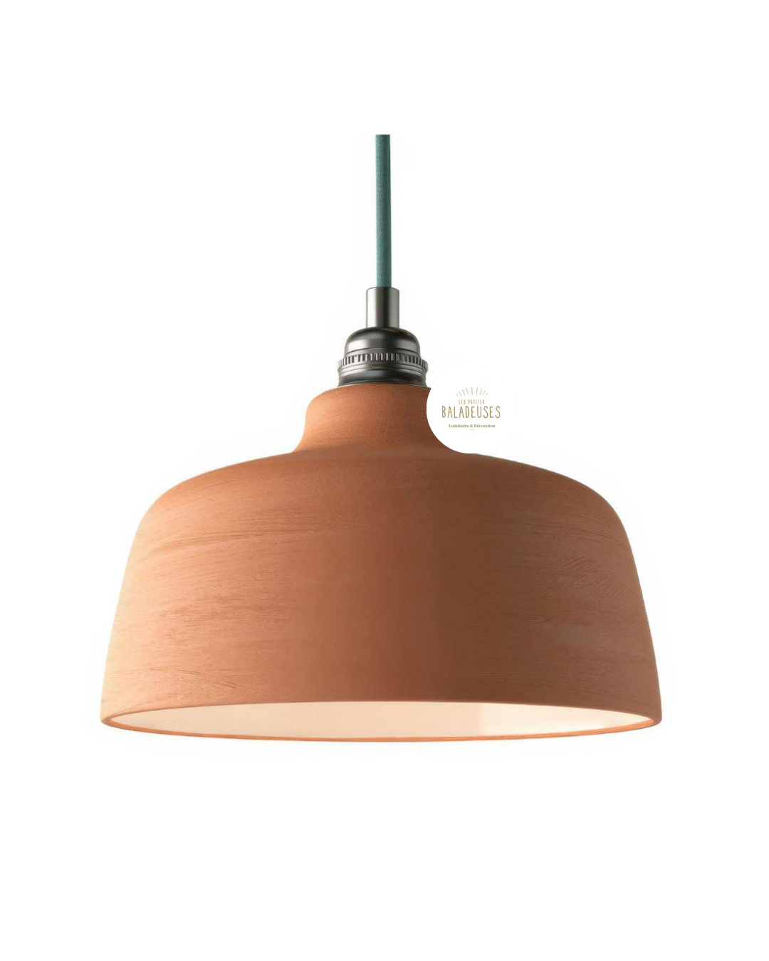 Abat jour coupe materia terre cuite