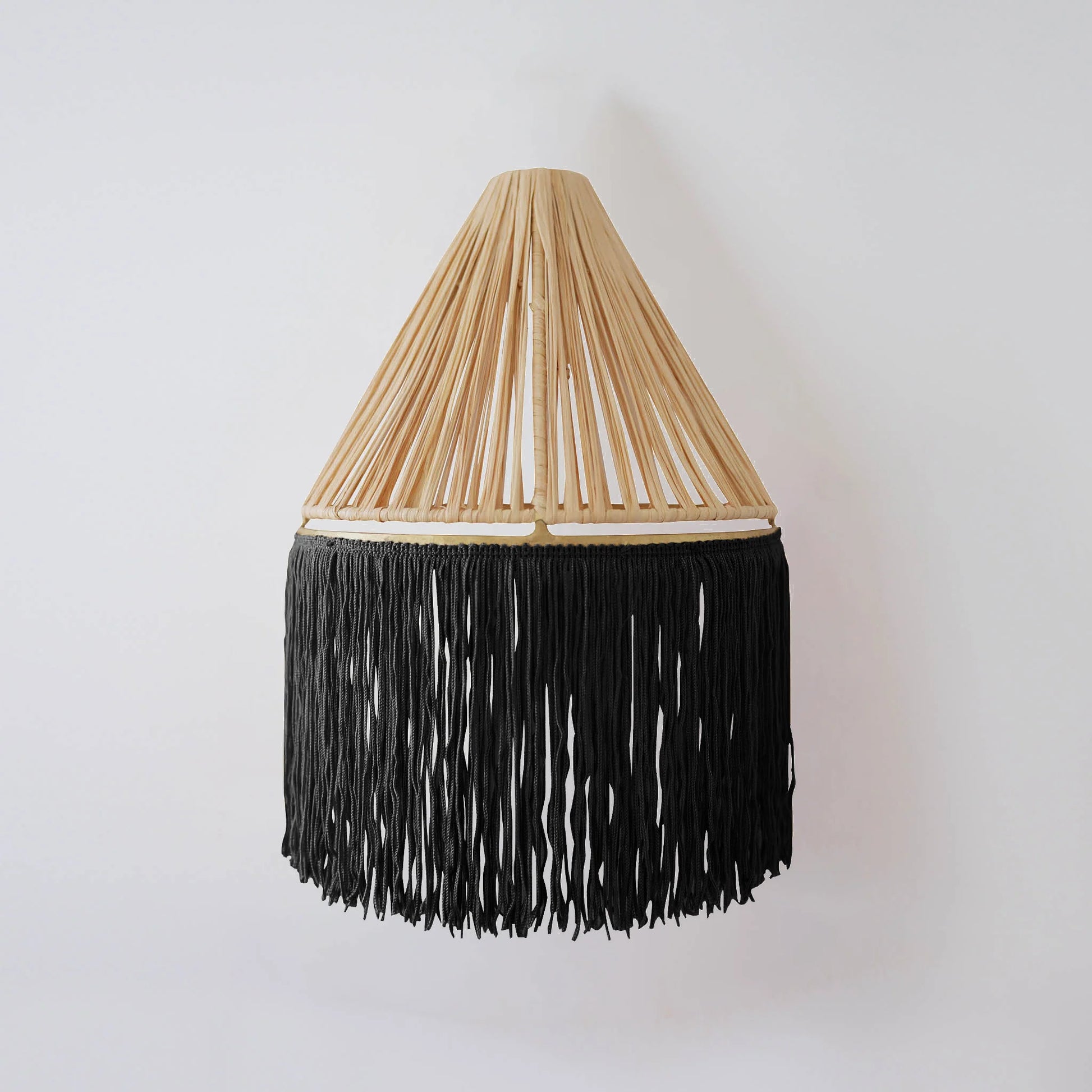 Applique murale xs franges honore deco noir