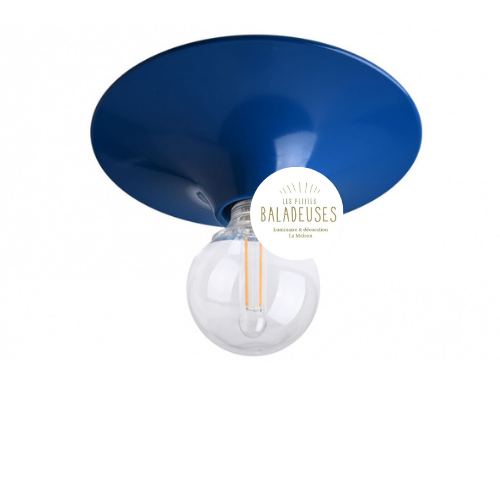 Applique retro aluminium bleu zangra 