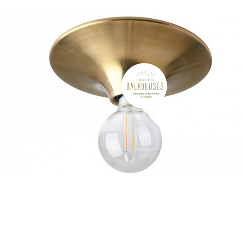 Applique retro aluminium laiton zangra 