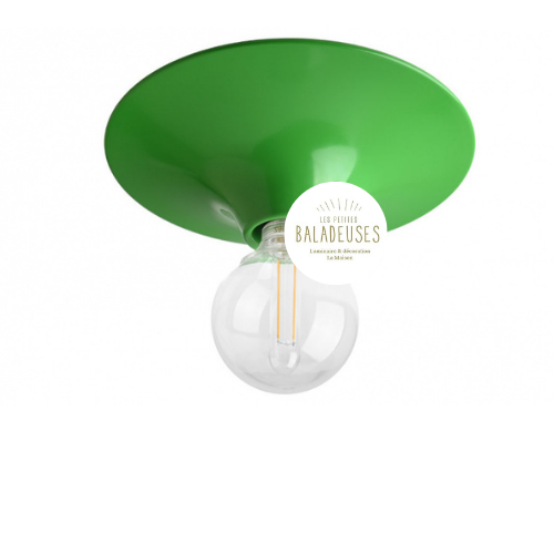 Applique retro aluminium vert zangra 