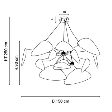 Suspension Screen Cannage Naturel