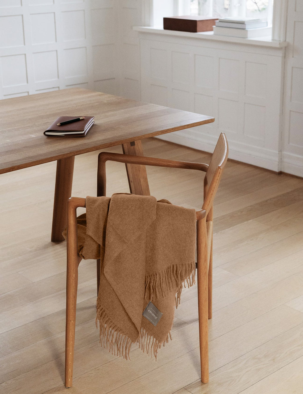 Plaid en laine d'Alpaga recyclée