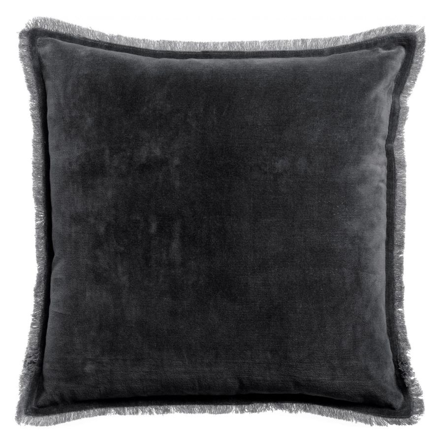 Coussin Fara velours caviar Vivaraise Nantes Les Petites Baladeuses