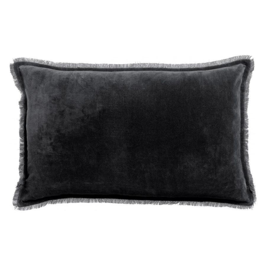 Coussin Fara velours caviar rectangle Vivaraise Nantes Les Petites Baladeuses